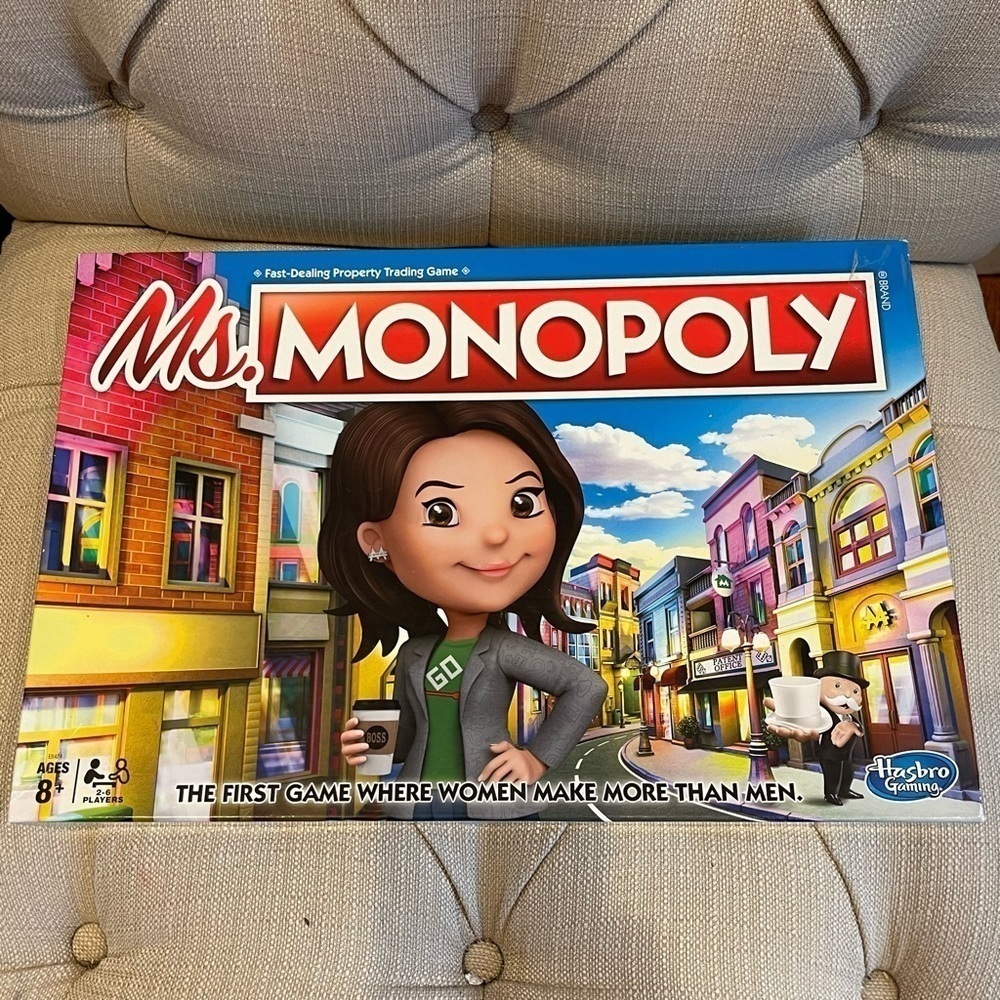 Ms.monopoly Board Game for Ages 8 & Up Hasbro Monopoly Game